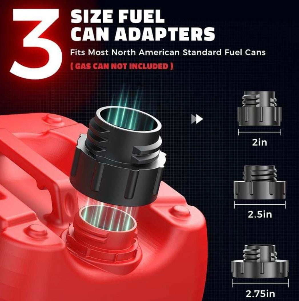 Cordless Fuel Transfer Pump Compatible with DeWalt 20V & Milwaukee 18V Batteries