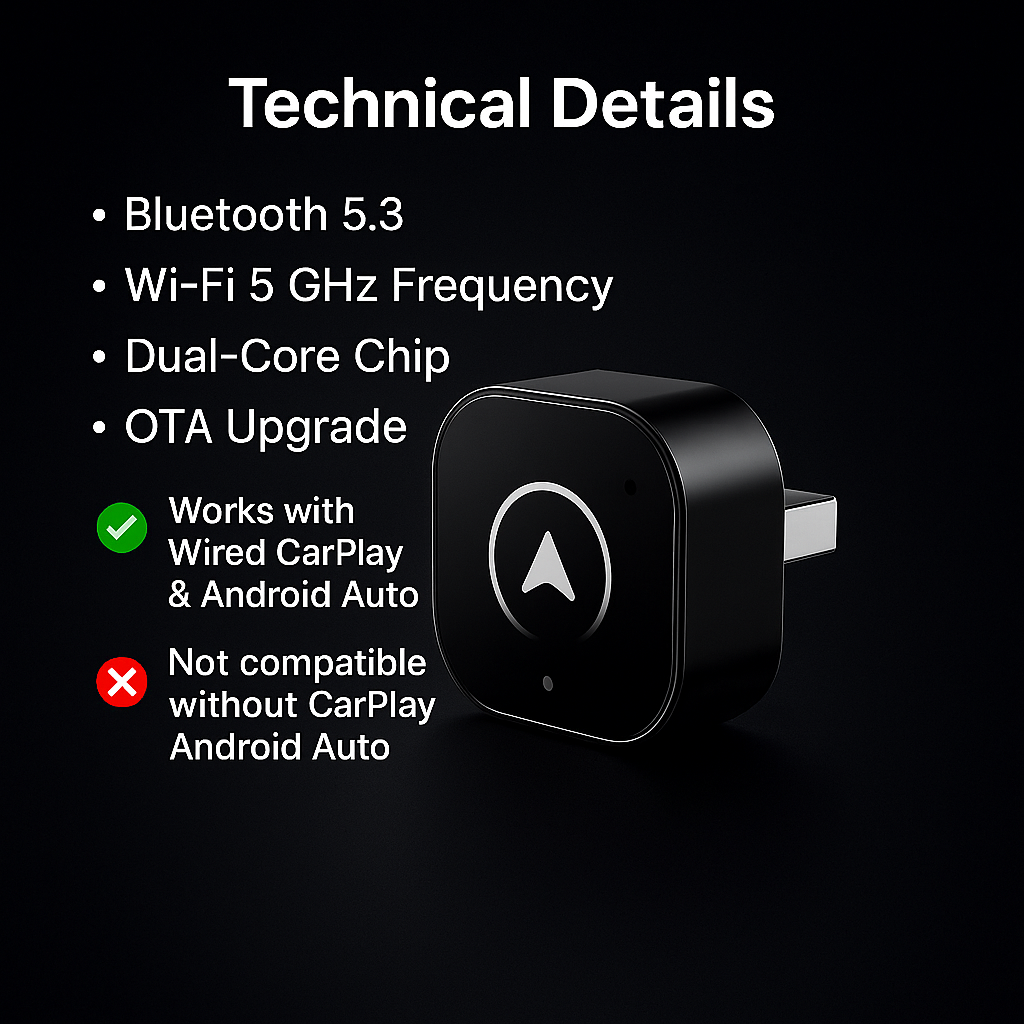 SmartConnect Wireless CarPlay & Android Auto™